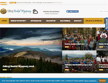 Tablet Screenshot of odkryjbeskidwyspowy.pl